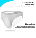 Hot Sale Mens Underwear Briefs Men's boxer Ice Transparent Low Waist Sexy Panties Gay Seamless Silkly transparent pants