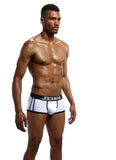 JOCKMAIL Brand Underwear Boxer Men Breathable Mesh Men's Boxers Male Underpants Sexy Gay penis pouch Panties  Mens Trunks Pant