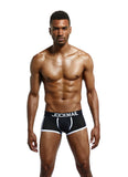 JOCKMAIL Brand Underwear Boxer Men Breathable Mesh Men's Boxers Male Underpants Sexy Gay penis pouch Panties  Mens Trunks Pant