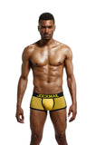 JOCKMAIL Brand Underwear Boxer Men Breathable Mesh Men's Boxers Male Underpants Sexy Gay penis pouch Panties  Mens Trunks Pant