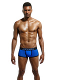 JOCKMAIL Brand Underwear Boxer Men Breathable Mesh Men's Boxers Male Underpants Sexy Gay penis pouch Panties  Mens Trunks Pant