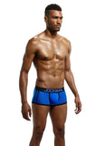 JOCKMAIL Brand Underwear Boxer Men Breathable Mesh Men's Boxers Male Underpants Sexy Gay penis pouch Panties  Mens Trunks Pant