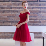 Cocktail Dresses 2021 Pleated Women Formal Prom Party Gown Short Cocktail Dress