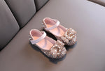 2020 New Childrens Shoes Pearl Rhinestones Shining Kids Princess Shoes Baby Girls Shoes For Party and Wedding D487