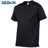 5pcs/Lot GILDAN Brand Solid Color T Shirt Mens Black And White 100% Cotton T-shirts Summer Skateboard Tee Boy Skate Tshirt Tops
