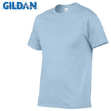 5pcs/Lot GILDAN Brand Solid Color T Shirt Mens Black And White 100% Cotton T-shirts Summer Skateboard Tee Boy Skate Tshirt Tops