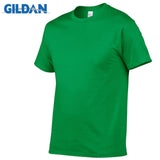 5pcs/Lot GILDAN Brand Solid Color T Shirt Mens Black And White 100% Cotton T-shirts Summer Skateboard Tee Boy Skate Tshirt Tops