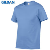 5pcs/Lot GILDAN Brand Solid Color T Shirt Mens Black And White 100% Cotton T-shirts Summer Skateboard Tee Boy Skate Tshirt Tops