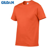 5pcs/Lot GILDAN Brand Solid Color T Shirt Mens Black And White 100% Cotton T-shirts Summer Skateboard Tee Boy Skate Tshirt Tops
