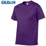 5pcs/Lot GILDAN Brand Solid Color T Shirt Mens Black And White 100% Cotton T-shirts Summer Skateboard Tee Boy Skate Tshirt Tops