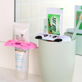 1pcs Kids Children Toothpaste Dispenser Tools Animal Tooth Paste Tube Squeezer Toothpaste Rolling Holder Home Bathroom Supplies