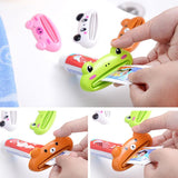 1pcs Kids Children Toothpaste Dispenser Tools Animal Tooth Paste Tube Squeezer Toothpaste Rolling Holder Home Bathroom Supplies