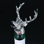 2 Styles of Deer Head Wine Mouth Deer Head Wine Guide Pour Wine Stopper Zinc Alloy Wine Stopper Bartender Tool Wine Accessories