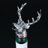2 Styles of Deer Head Wine Mouth Deer Head Wine Guide Pour Wine Stopper Zinc Alloy Wine Stopper Bartender Tool Wine Accessories