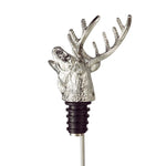 2 Styles of Deer Head Wine Mouth Deer Head Wine Guide Pour Wine Stopper Zinc Alloy Wine Stopper Bartender Tool Wine Accessories