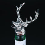 2 Styles of Deer Head Wine Mouth Deer Head Wine Guide Pour Wine Stopper Zinc Alloy Wine Stopper Bartender Tool Wine Accessories