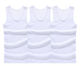 3pcs/lot Cotton Mens  Underwear Sleeveless Tank Top Solid Muscle Vest Undershirts O-neck Gymclothing T-shirt men's vest