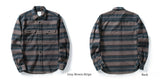 100% Cotton Heavyweight Retro Vintage Spring Autumn Winter Long Sleeve Buffalo Plaid Flannel Shirt Jacket for Men