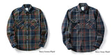 100% Cotton Heavyweight Retro Vintage Spring Autumn Winter Long Sleeve Buffalo Plaid Flannel Shirt Jacket for Men