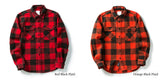 100% Cotton Heavyweight Retro Vintage Spring Autumn Winter Long Sleeve Buffalo Plaid Flannel Shirt Jacket for Men