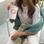 Aachoae Sweater Women 2020 Autumn Winter Solid O Neck Pullover Sweaters Korean Style Knitted Long Sleeve Jumpers Casual Tops