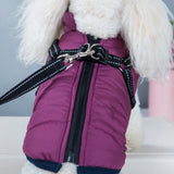 Large Pet Dog Clothes Dog jacket French Bulldog Winter Soft Warm  With Harness Waterproof Coat Outfit Vest For Small Medium Dog