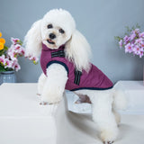 Large Pet Dog Clothes Dog jacket French Bulldog Winter Soft Warm  With Harness Waterproof Coat Outfit Vest For Small Medium Dog