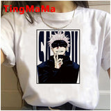 2021 New Japanese Anime Jujutsu Kaisen T Shirt Men Kawaii Summer Tops Yuji Itadori Graphic Tees Cool Cartoon Unisex T-shirt Male