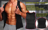 Neoprene Sweat Vest for Men Waist Trainer Vest Adjustable Workout Body Shaper with Double Zipper for Sauna Suit for Men