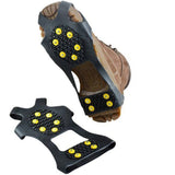 10 Studs Anti-Skid Snow Ice Thermo Plastic Elastomer Climbing Shoes Cover Spikes Grips Cleats Over Shoes Covers Crampons