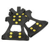 10 Studs Anti-Skid Snow Ice Thermo Plastic Elastomer Climbing Shoes Cover Spikes Grips Cleats Over Shoes Covers Crampons