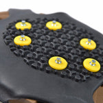 10 Studs Anti-Skid Snow Ice Thermo Plastic Elastomer Climbing Shoes Cover Spikes Grips Cleats Over Shoes Covers Crampons