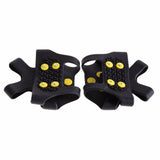 10 Studs Anti-Skid Snow Ice Thermo Plastic Elastomer Climbing Shoes Cover Spikes Grips Cleats Over Shoes Covers Crampons