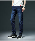 2020 New Men's Skinny White Jeans Fashion Casual Elastic Cotton Slim Denim Pants Male Brand Clothing Black Gray Khaki