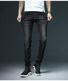 2020 New Men's Skinny White Jeans Fashion Casual Elastic Cotton Slim Denim Pants Male Brand Clothing Black Gray Khaki