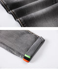 2020 New Men's Skinny White Jeans Fashion Casual Elastic Cotton Slim Denim Pants Male Brand Clothing Black Gray Khaki