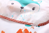 Baby Kids Toddler Long Sleeve Scarf Waterproof Art Smock Feeding Bib Apron Pocket Infant Boys Girls Burp Cloth Banana Bibs