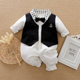 Malapina Baby Boy Romper Kids Summer Spring 0-24M Age Infant Gentleman