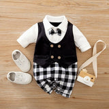 Malapina Baby Boy Romper Kids Summer Spring 0-24M Age Infant Gentleman
