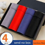 Boxer Men Solid Modal Breathable Comfortable Underwear Man Boxers Super-elastic Shorts Black Underpants Male Panties Gay