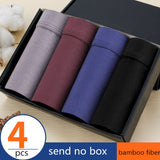 Boxer Men Solid Modal Breathable Comfortable Underwear Man Boxers Super-elastic Shorts Black Underpants Male Panties Gay