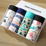 Boxer Men Solid Modal Breathable Comfortable Underwear Man Boxers Super-elastic Shorts Black Underpants Male Panties Gay