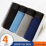 Boxer Men Solid Modal Breathable Comfortable Underwear Man Boxers Super-elastic Shorts Black Underpants Male Panties Gay