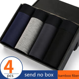 Boxer Men Solid Modal Breathable Comfortable Underwear Man Boxers Super-elastic Shorts Black Underpants Male Panties Gay