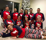 Family Christmas Pajamas Set Warm Adult Kids Girls Boy Mommy Sleepwear Nightwear Mother Daughter Clothes Matching Family Outfits
