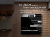 Bathroom Body Floor Scales Bath Scale Body Weighing Digital Body Weight Scale LCD Display Glass Smart Electronic Scales