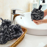 Bamboo Charcoal Bath Ball Bath Flower Bath Loofah Sponge Shower Pouf Body Scrubber Ball Mesh Pouf Bath Sponge Easy to Use