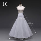 Hot Sell Many Styles  Bridal Wedding Petticoat Hoop Crinoline Prom Underskirt Fancy Skirt Slip