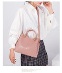 Alligator 3-piece Set Composite Bag Designer High Quality PU Leather Women Handbag Ladies Fashion Small Shoulder Crossbody Bag
