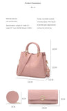 Alligator 3-piece Set Composite Bag Designer High Quality PU Leather Women Handbag Ladies Fashion Small Shoulder Crossbody Bag